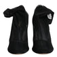 Black Nylon Mesh Sock Style Boots Shoes