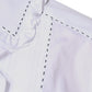 White Cotton Long Sleeves Ruffle Collar Top