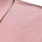 Pink Cotton Long Sleeves Collared Blouse Top