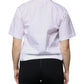 White Collared Short Sleeve Polo Shirt Top