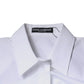 White Collared Short Sleeve Polo Shirt Top