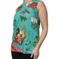 Multicolor Vegetables Sleeveless Tank Top