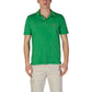 Green Cotton Polo Shirt