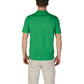 Green Cotton Polo Shirt