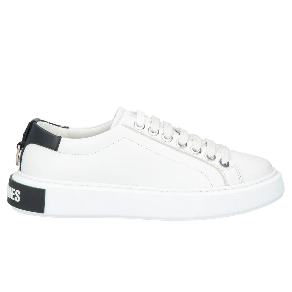 White Calfskin Men Sneaker