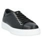 Black Calfskin Men Sneaker