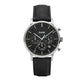 Black Leather Watch