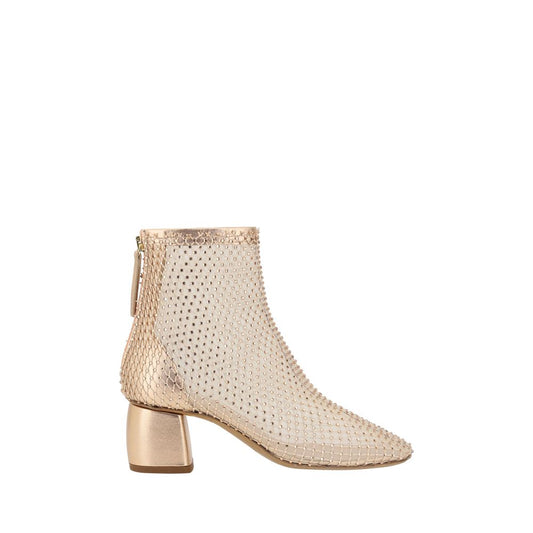 Strass Mesh Ankle Boots