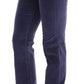 Chic Purple Corduroy Bootcut Flare Pants