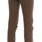 Chic Brown Casual Cotton Pants