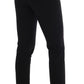 Sleek Black Stirrup Leggings