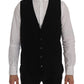 Elegant Striped Waistcoat Vest