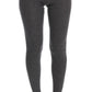 Chic Gray High Waist Cashmere Tights Pants