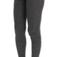 Chic Gray High Waist Cashmere Tights Pants