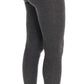 Chic Gray High Waist Cashmere Tights Pants