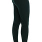 Elegant High Waist Green Wool Tights