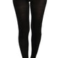 Elegant Gray High-Waist Stretch Tights Pants