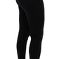 Elegant Black High Waist Stretch Tights