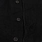 Elegant Black Merino Wool Cardigan