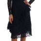 Elegant Floral Lace A-Line Dress