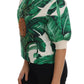 Tropical Sequined Sweater - Lush Greenery Edition