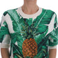 Tropical Sequined Sweater - Lush Greenery Edition