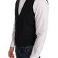 Elegant Slim Fit Formal Vest in Black