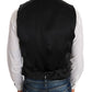 Elegant Slim Fit Formal Vest in Black