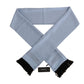 Elegant Blue Silk Polka Dot Men's Scarf