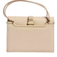 Beige Leather Ingrid Top Handle Shoulder Bag