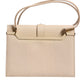 Beige Leather Ingrid Top Handle Shoulder Bag