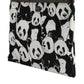 Black White Panda Pattern Clutch Pouch Bag