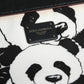 Black White Panda Pattern Clutch Pouch Bag