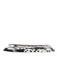 Black White Panda Pattern Clutch Pouch Bag