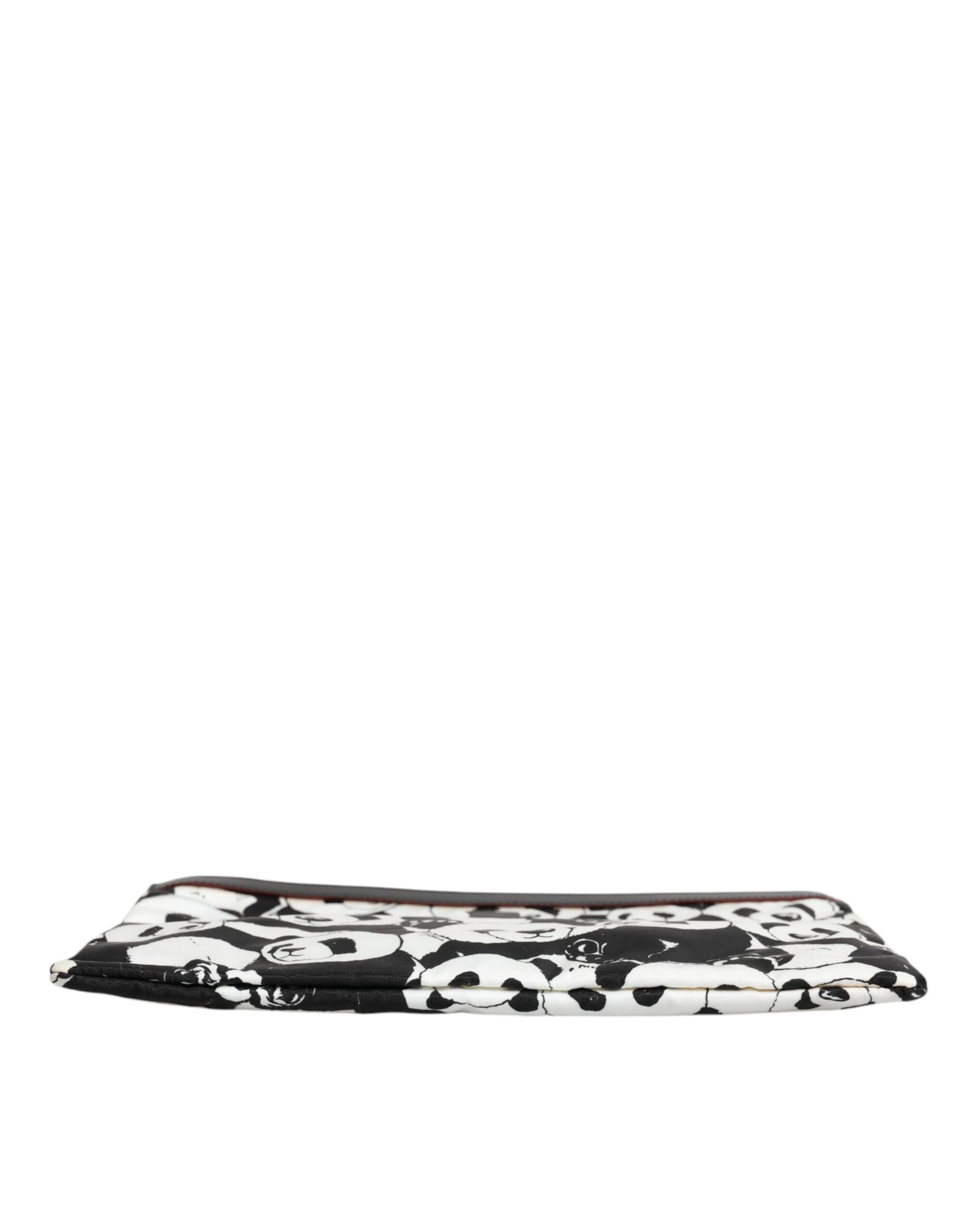 Black White Panda Pattern Clutch Pouch Bag