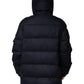 Black Nylon Hooded Puffer Men Coat Jacket