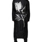 Black Floral Belted Robe DG Logo Sleepwear