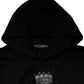 Black Crown Cotton Hooded Sweatshirt Sweater