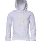 White Logo Hooded Pullover Sweatshirt Sweater