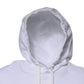 White Logo Hooded Pullover Sweatshirt Sweater