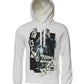 White Caesar Cotton Hooded Pullover Sweater