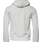 White Caesar Cotton Hooded Pullover Sweater