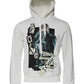 White Caesar Cotton Hooded Pullover Sweater