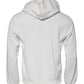 White Caesar Cotton Hooded Pullover Sweater