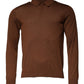 Brown Cashmere Buttoned Men Pullover Sweater