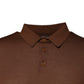 Brown Cashmere Buttoned Men Pullover Sweater