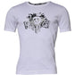 White Panda King Cotton Crew Neck T-shirt