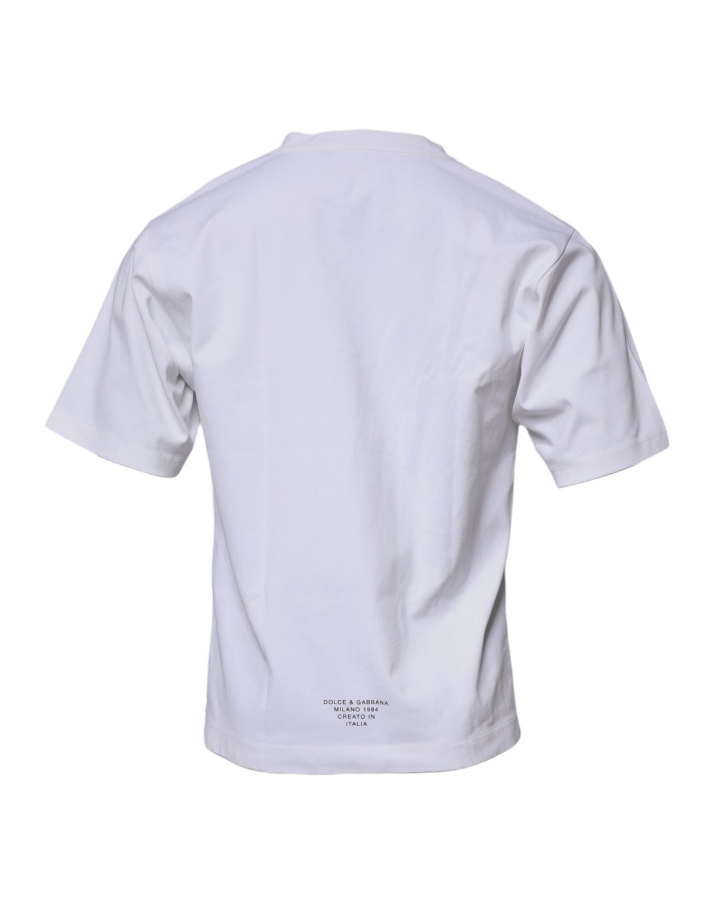 White DG Logo Crew Neck Short Sleeve T-shirt