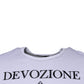 White Devozione Crew Neck Short Sleeve T-shirt