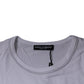 White Devozione Crew Neck Short Sleeve T-shirt